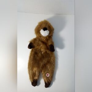 Unbranded Flat Otter Dog Plush Toy